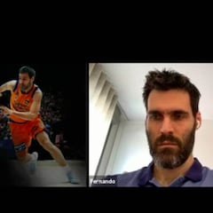 San Emeterio interactúa con 300 niños de l'Alqueria del Basket