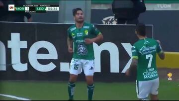 El golazo que marcó Jean Meneses contra Morelia