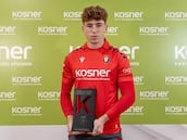 Víctor Muñoz, jugador Kosner del mes de diciembre