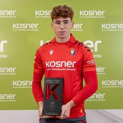 Víctor Muñoz, jugador Kosner del mes de diciembre