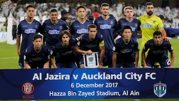 Soccer Football - Club World Cup - Al Jazira v Auckland City FC - Hazza Bin Zayed Stadium, Al Ain City, United Arab Emirates - December 6, 2017 Auckland City team group REUTERS/Amr Abdallah Dalsh