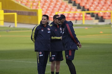 El equipo dirigido por Héctor Cárdenas tuvo una práctica de fútbol en El Campín en la que enfrentaron a las juveniles de La Equidad.