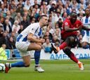 Brighton - Manchester United (3-2), goles, resultado y ficha