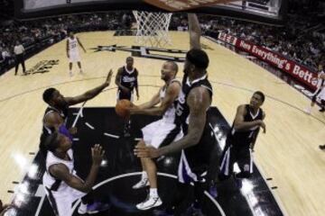 Tony Parker y De Marcus Cousins.