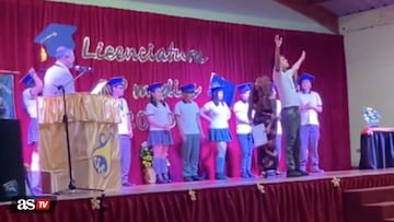 Watch: Student mimics Real Madrid’s Bellingham and Chile great Salas in graduation