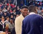 Tchouameni se disculpa tras ir a París a ver la NBA