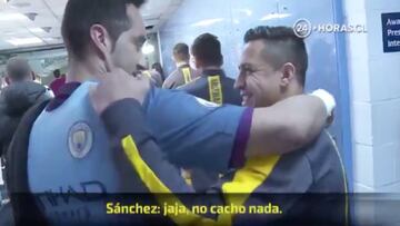 Alexis Sánchez, a lo suyo: "¿Quién es Gündogan?"