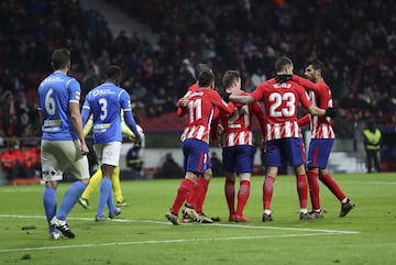 2-0. Gameiro celebró el segundo tanto.