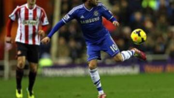 Juan Mata durante el partido ante el Sunderland. 