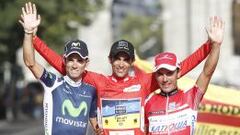 Alejandro Valverde, Alberto Contador y Joaqu&iacute;m &#039;Purito&#039; Rodr&iacute;guez.