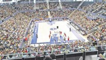 <b>AMBIENTAZO. </b>El Madrid Arena, gran escenario para una gran cita deportiva.