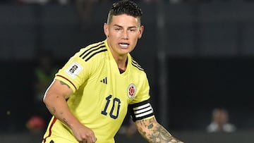 James se jugó un gran partido ante Paraguay.