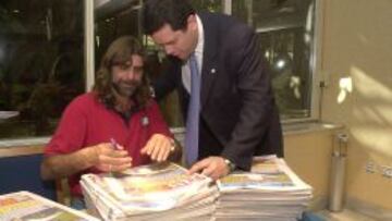 Juan José, con Roncero.