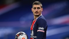 Pimenta ve a Verratti cerca de Italia