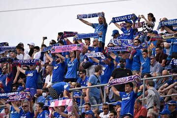 Aficionados del Getafe.