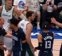 ¡Lío de Doncic! Encara a un rival y le dice llorón: "¿Tú quién eres?"