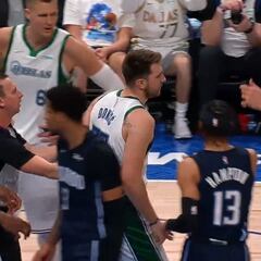 ¡Lío de Doncic! Encara a un rival y le dice llorón: "¿Tú quién eres?"