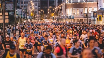 Imagen de una edición del TotalEnergies Bilbao Night Running Fest.