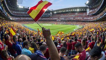 Imagen del España-Italia.