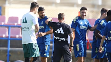 04/08/25 FUTBOL ENTRENAMIENTO REAL ZARAGOZA pomares