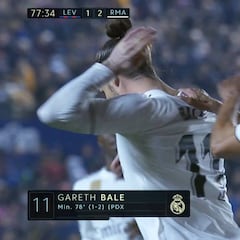 El desprecio de Bale a Lucas tras marcar de penalti el 1-2