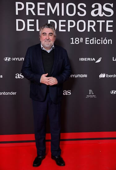 José Manuel Rodríguez Uribes, presidente del Consejo Superior de Deportes, en la alfombra roja de los Premios AS del Deporte 2024.