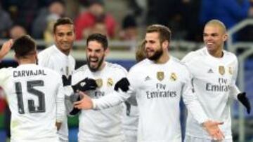 LVIV. Carvajal, Danilo, Nacho y Pepe jugaron en Ucrania.