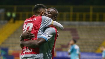 Bogotá. Octubre 07 de 2024. Fortaleza CEIF enfrenta a Jaguares , por encuentro válido de la Liga BetPlay II 2024 de la fecha 13, en el estadio Metropolitano de Techo . (Colprensa -Catalina Olaya)