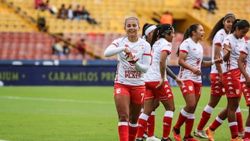 Santa Fe y Nacional empataron 2-2 en amistoso pre Libertadores.