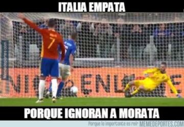 Los memes del Italia-España