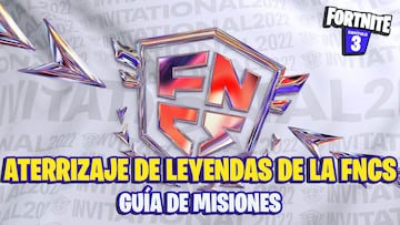 Fortnite Temporada 4: guía de Misiones de Aterrizaje de Leyendas de la FNCS