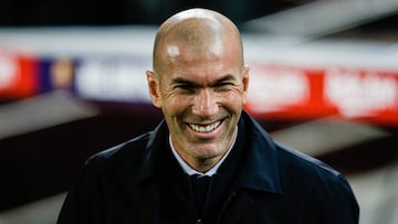 Zidane, entrenador del Real Madrid.