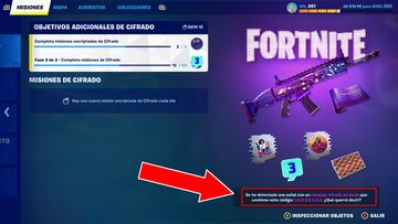 fortnite capitulo 4 temporada 1 misiones cifrado