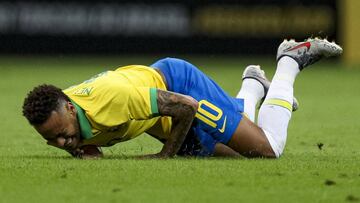 Brasil se duele de la lesi&oacute;n que se produjo esta madrugada en el encuentro ante Qatar. 
