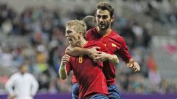 Muniain, durante el partido frente a Honduras.