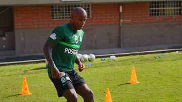 Dorlan Pab&oacute;n, delantero de Atl&eacute;tico Nacional, habl&oacute; sobre su regreso al club y las expectativas que tiene para lograr levantar t&iacute;tulos con el equipo.