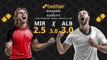CD Mirandés vs. Albacete Balompié: horario, TV, pronósticos, estadísticas y clasificación