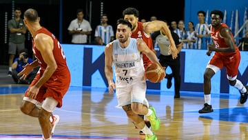 Campazzo y Delfino brillan para dejar a la Argentina con chances de Mundial