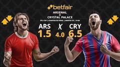 Arsenal vs. Crystal Palace: horario, dónde ver, pronósticos y cuadro