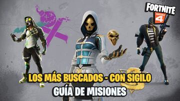 fortnite evento los mas buscados misiones con sigilo