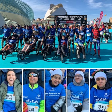 Zurich Aefat cumple 30 maratones en Valencia