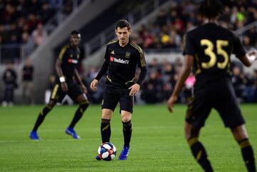 Javi Pérez, durante un partido con Los Ángeles FC.