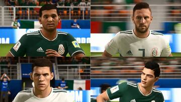 Los rostros del Tri en FIFA 18, increíble el parecido