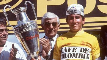 El momento más importante de su carrera llegaría en 1987. Ese año ganaría el primer título de una grande para Colombia y para toda Latinoamérica. Lucho se coronó campeón de La Vuelta a España con 27 años, ganó una etapa y se quedó con la clasificación de la montaña. El podio lo completaron el alemán Reimund Dietzen y el francés Laurent Fignon. 