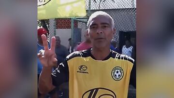 Romario tiene 57 años y aún sorprende con su fútbol en Brasil