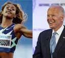 Biden habla del dopaje de Sha'Carri Richardson por cannabis