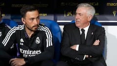 15/04/23 PARTIDO PRIMERA DIVISION 
CADIZ - REAL MADRID 
DAVIDE ANCELOTTI SEGUNDO ENTRENADOR CARLO ANCELOTTI ENTRENADOR 