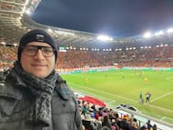 Luis Rodríguez del Teso en el Stadion Miejski de Białystok en el partido Jagiellonia Białystok 0-0 Olimpija Ljubljana (UEFA Conference League) el 19 de diciembre de 2024.