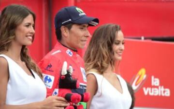 Nairo Quintana se fortalece en el liderato de la Vuelta a España.