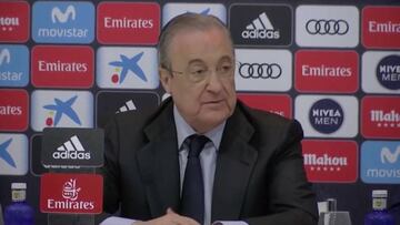 Florentino: "Fue una decisión totalmente inesperada"